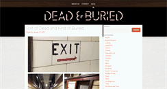 Desktop Screenshot of deadandburied.com.au